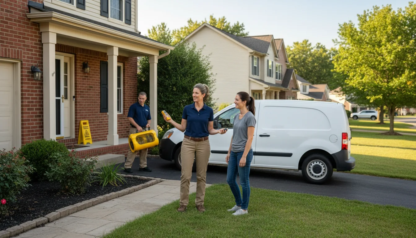 Residential water damage restoration in York Beach, ME